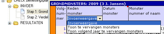 2008.11 &nbsp;Tonen te vervangen grondmonsters