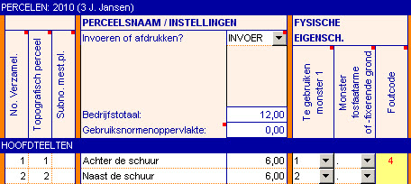 2009.11 Tabblad percelen