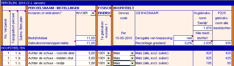 2010.01 voorbeeld koppeling aan deelpercelen