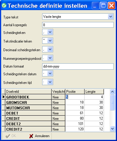 2011.03 Inrichten definitie_technische definitie instellen