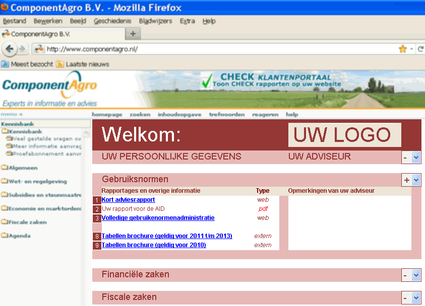 2011.05 klantenportaal_startpagina