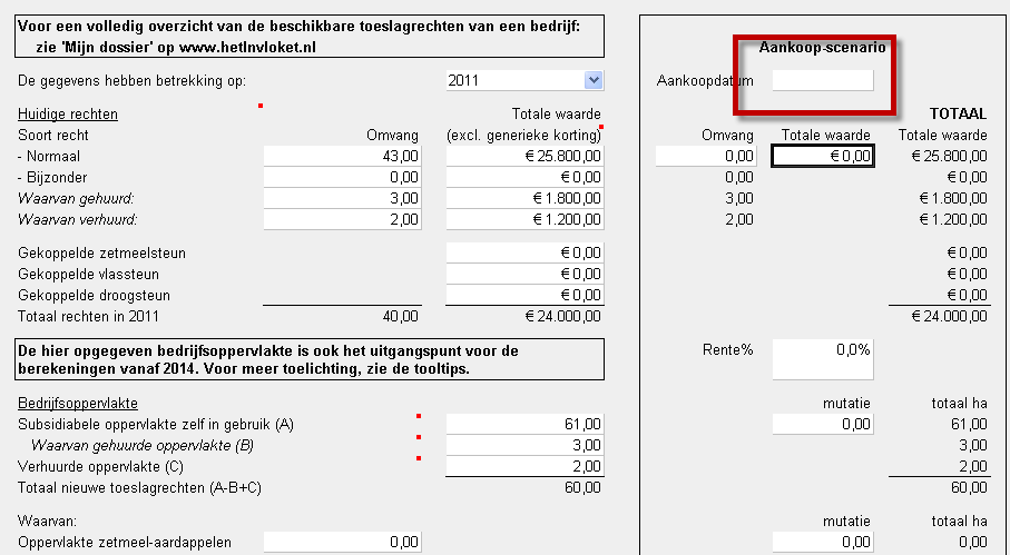 2012.01 Ciolos-scan invoer scenario
