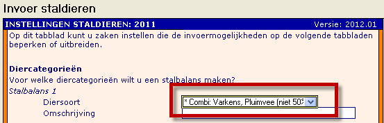 2012.01 Invoer staldieren menggroep na conversie