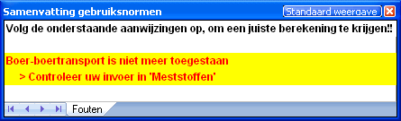 2013.04 Foutmeldingen in samenvatting