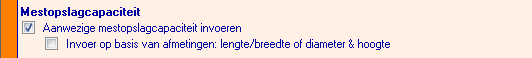 2014.15 Mestopslagcapaciteit inschakelen