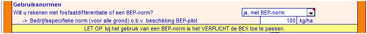 2015.19 Instelling BEP_invoer