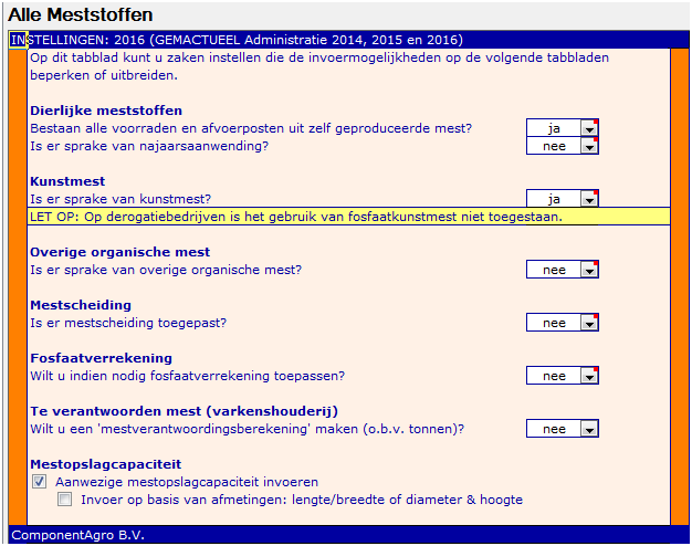 2016.07 Meststoffen Instellingen