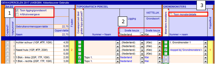 2016.09 Percelen Overige toelichtingen