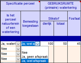 2019.06 Invoer toegestane bemesting