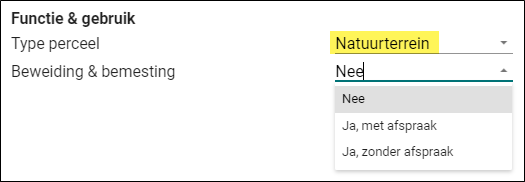 2022.03 CheckAgro natuurterrein keuze