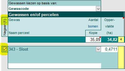 2023.11 GLBAdvies - splitsen, perceel negeren