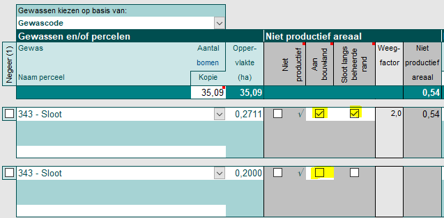 2023.11 GLBAdvies - splitsen, toevoegen percelen