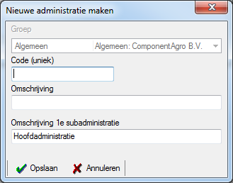 Administratie nieuw