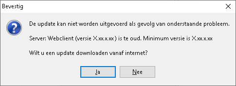 Alg - Melding loader te oud