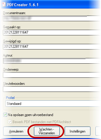 PDF Creator wachten_verzamelen